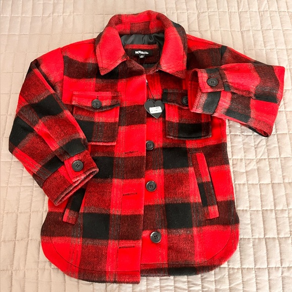 Fashion Nova Other - Nova Kids Plaid Shacket 4T